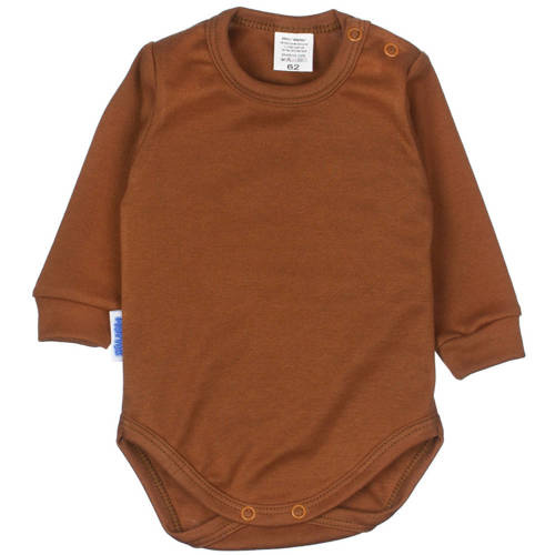 Body niemowlęce długi rękaw Martex brązowy