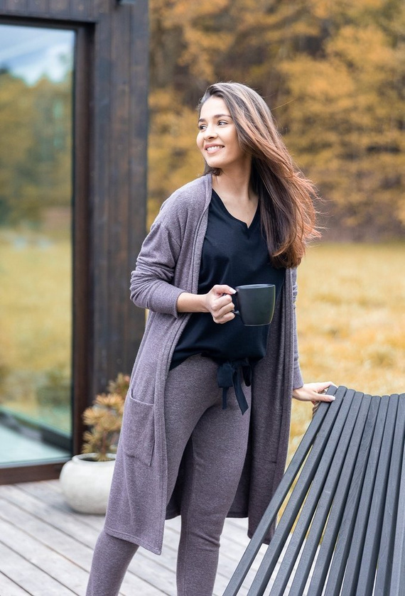 Sensis Sophie Brown Piżama damska - czarny