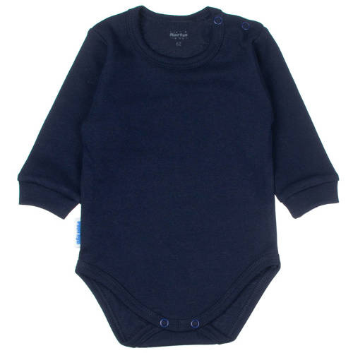 Body niemowlęce długi rękaw Martex granatowy