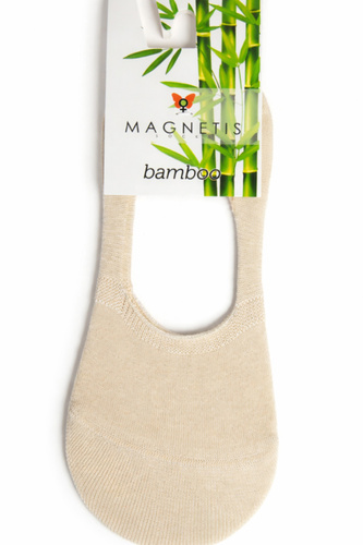 Stopki baleriny Bamboo Magnetis 251145 silikon cienkie komfort beige