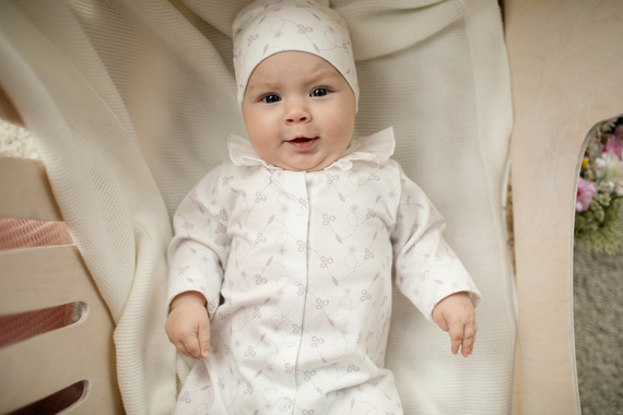 Charlotte Pinokio Czapka niemowlęca - ecru