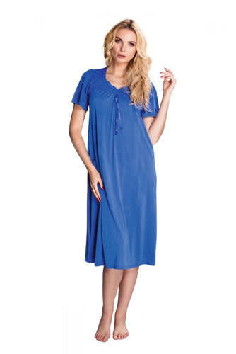 1693 Berenika halka koszula nocna damska Mewa ceglasty 