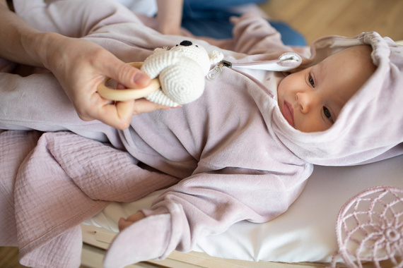 Hello Pinokio Kombinezon przejściowy - różowy