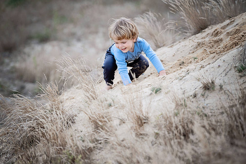 "Hello Dude" Body z długim rękawem Makoma niebieski
