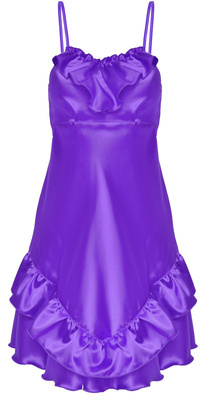 Ivon Halka satynowa koszulka damska DKaren - fiolet