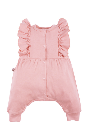 1708 Cherry Pajac bez stópek rękawów Marija - różowy