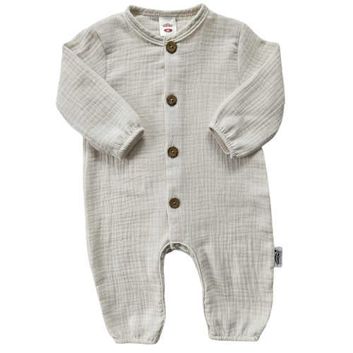 "Just Muslin Blue" Makoma Pajac muślinowy