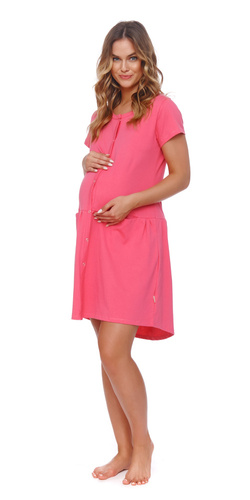 9445 Koszula Nocna ciążowa i do karmienia Doctor Nap - peony