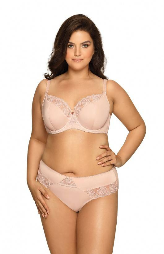 1921 Półusztywniany Biustonosz MAXI Ava beżowy