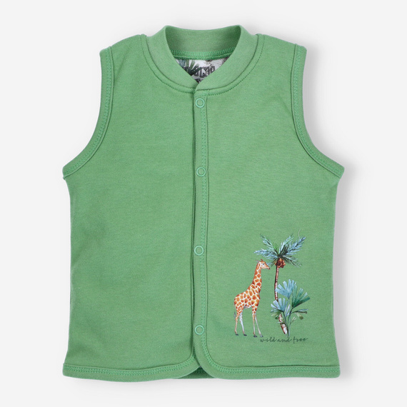 Safari Adventure Kamizelka z bawełny organicznej Nini - zielona