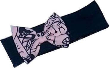 Kotki Bambarillo opaska z kokardką granatowy