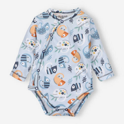 ABN-3162/KAM Kameleon Body kopertowe z bawełny organicznej Nini niebieski