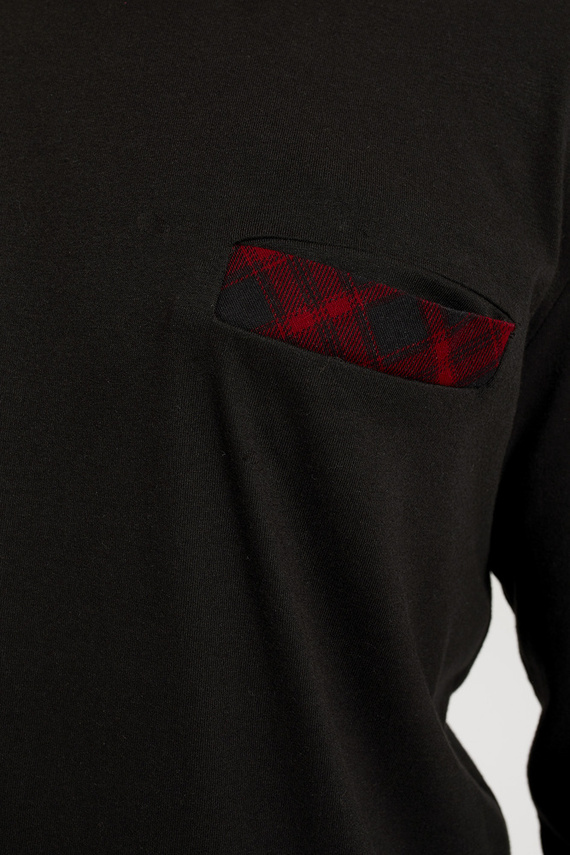 Zeman Piżama Męska Italian Fashion - czarny/druk