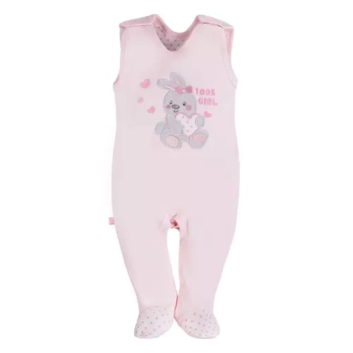Śpioch bawełniany "NEWBORN" Eevi- różowy