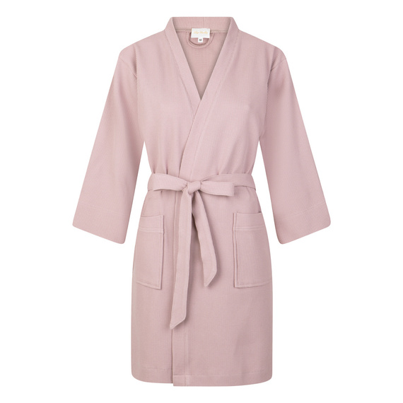 Frida Szlafrok damski ByShelly - brudny róż