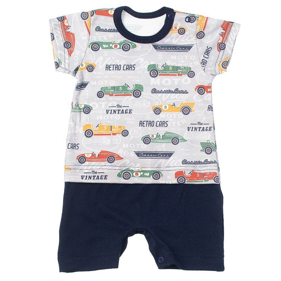 Retro Cars Martex Rampers chłopięcy melanż