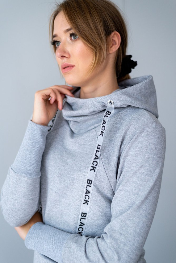 128 Dresowa Sukienka MIRACLE- szary