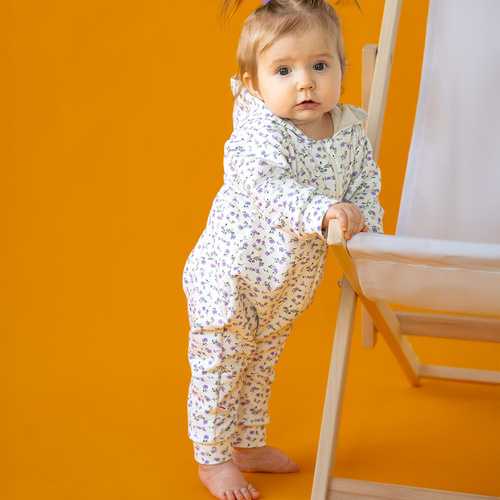 Dogs & Spots Eevi Dresowy Pajac z kapturem - róż