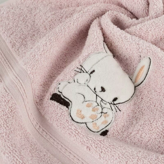 Baby 64 Ręcznik dziecięcy Królik Eurofirany różowy
