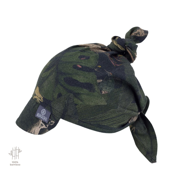 Chustka z daszkiem 100% Bamboo Tropical Vibes - Makaszka