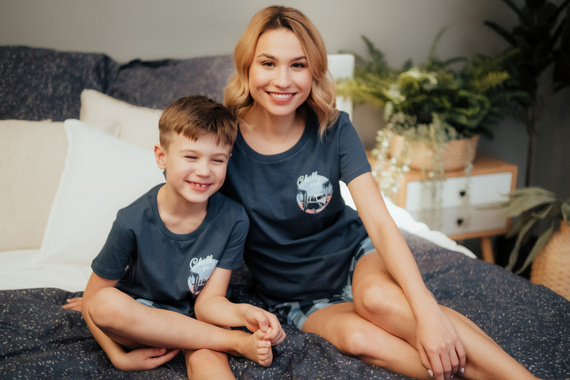 4417 Piżama Damska Doctor Nap - deep blue