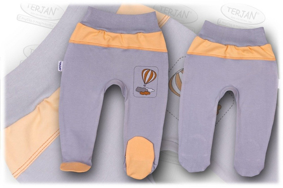 Półśpiochy bawełniany "BALONIK" niebieski