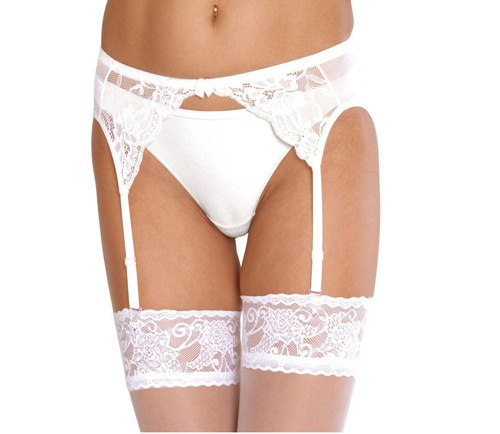 136 Pas do pończoch Forex - biały