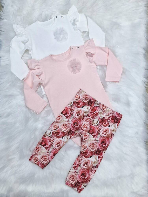 Rozalia Bambarillo Body z długim rękawem ecru