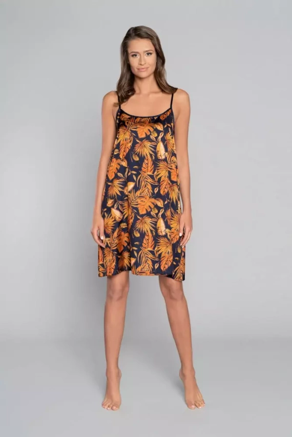 Monstera koszula damska, wąskie ramiączko Italia Fashion - druk