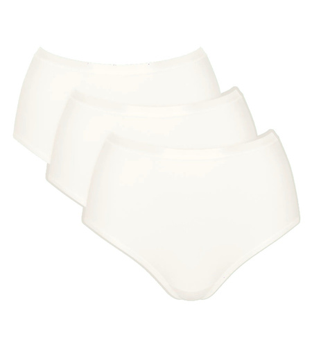 Go Daily Cotton Highwaist Figi Damskie Sloggi - silk white