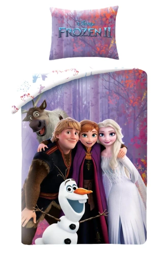 Frozen Kraina Lodu Pościel bawełniana Kids 12 Halantex – 100% bawełna, zamek błyskawiczny, gramatura 115 g/m²