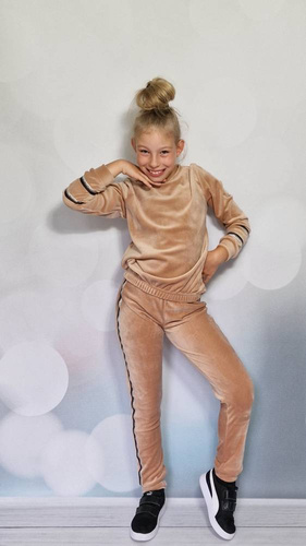 Nice dres dziewczęcy Bambarillo toffi