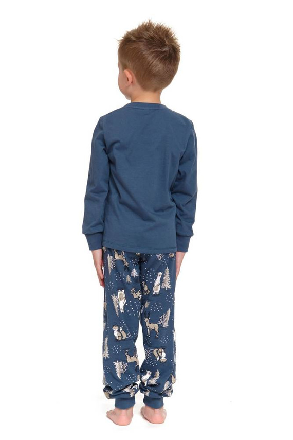 Piżama dziecięca 4324 "Animals" Unisex Doctor Nap - deep blue