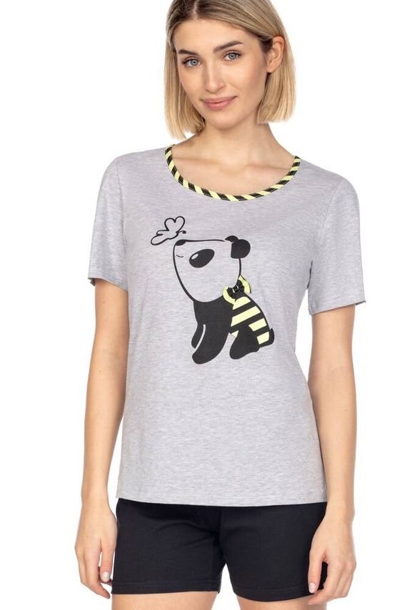 653 Piżama damska Regina -szary