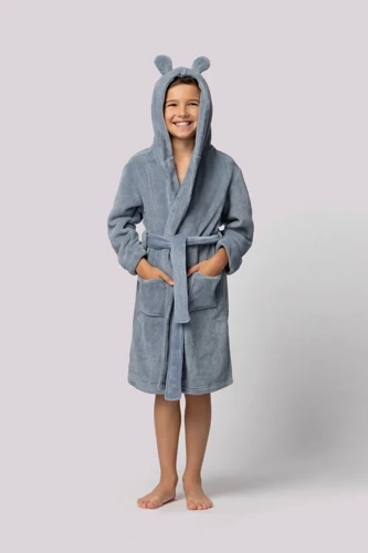 Bear szlafrok dziecięcy Kids Envie blue