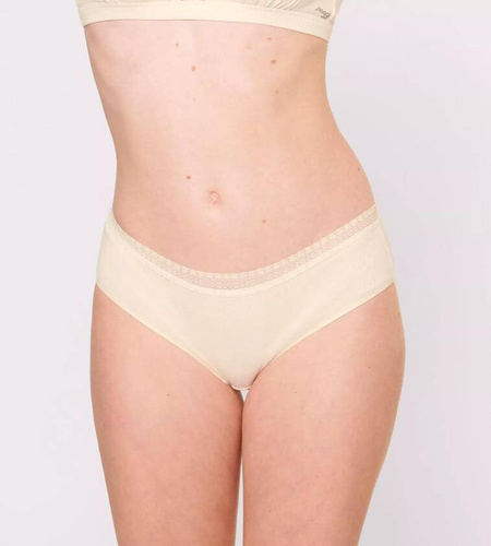 GO Ribbed R Hipster C2P Figi Damskie 2-pak Sloggi - brown - light combination