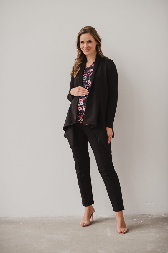 Mama Wrap Kardigan ciążowy Milk&Love czarny