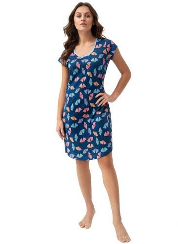 187 Koszula nocna  Luna - granatowy