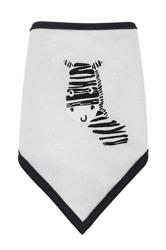 "Zebra" Terjan Apaszka chustka niemowlęca - biały