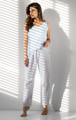 Maelle Piżama damska Momenti Per Me blue