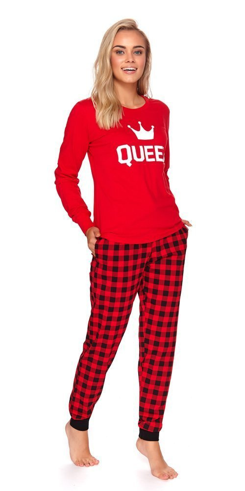 9748 Piżama Damska Doctor Nap - red