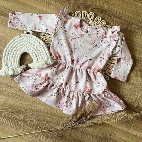 SE026 Mamatti Sukienka z długim rękawem