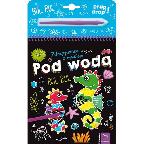 AKS172-7 Książeczka zdrapuj pod wodą z rysikiem Aksjomat