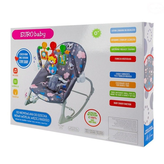 Leżaczek Little Savanna Eurobaby yellow