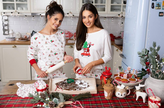 Samantha Piżama damska Sensis -ecru