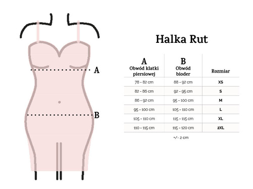 Rut Halka satynowa długa czarna Dkaren | elegancka halka nocna na ramiączkach