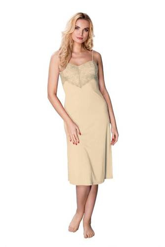 6125 Flamenco koszula nocna damska Mewa kremowy