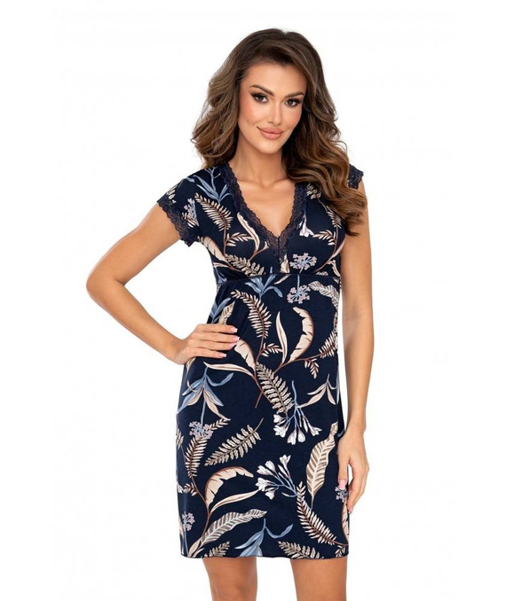 Helen koszulka nocna Donna - granatowy