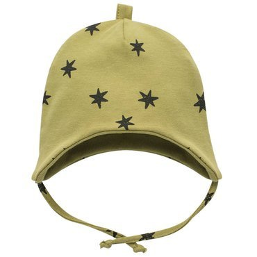 Czapka bawełniana "Stay Green" Pinokio - zielony druk