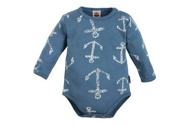 "BLUE SEA" Makoma Body z długim rękawem niebieski
